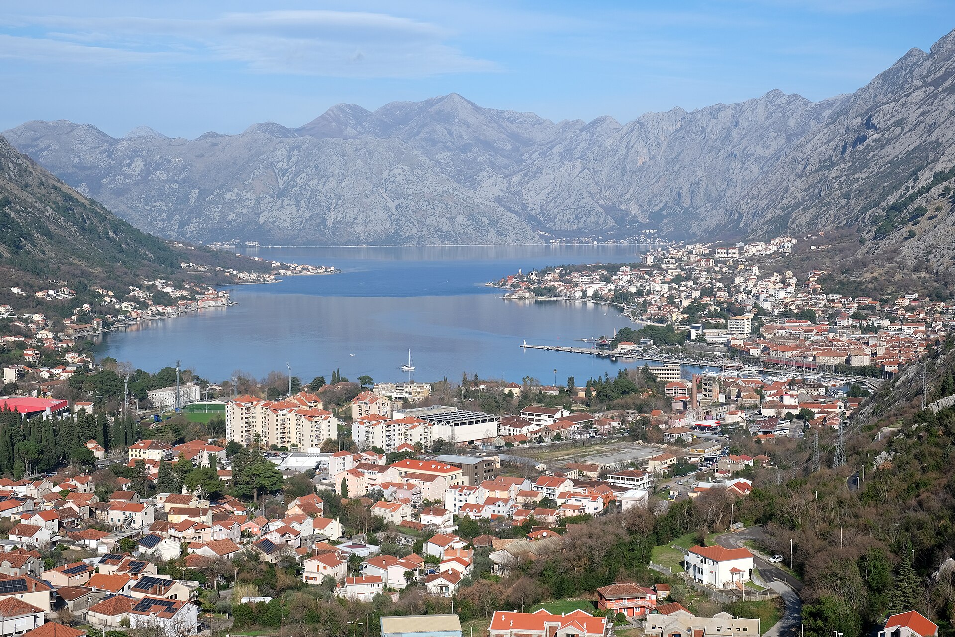 Les bouches de Kotor, au Monténégro