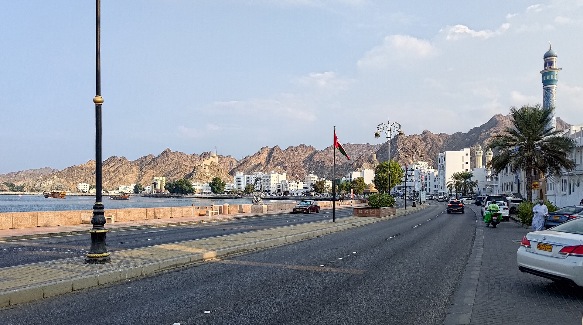 La corniche de Mutrah à Mascate, Oman