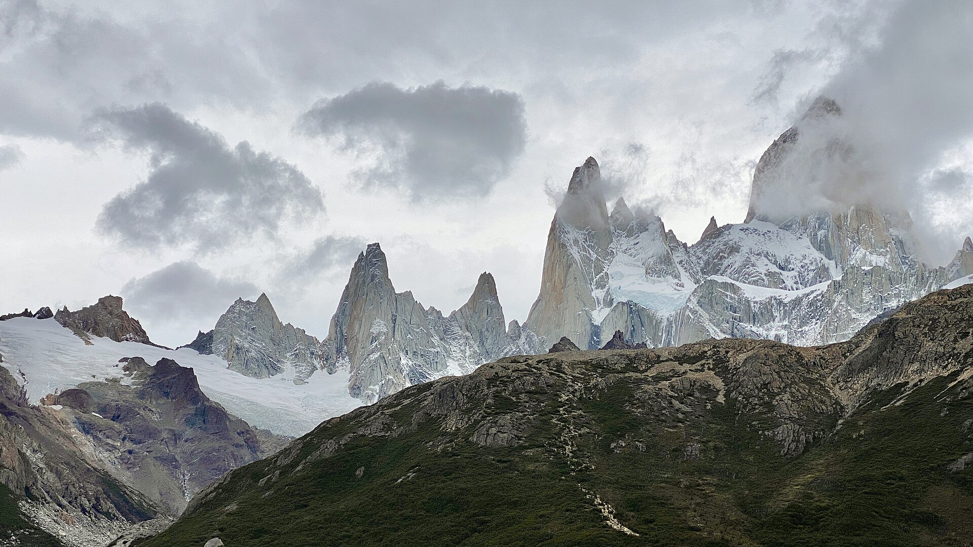 Le mont Fitz Roy près d'El Chaltén, en Patagonie argentine