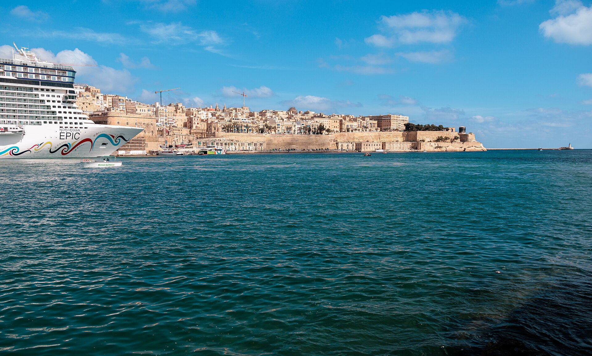 Le front de mer de La Valette, à Malte