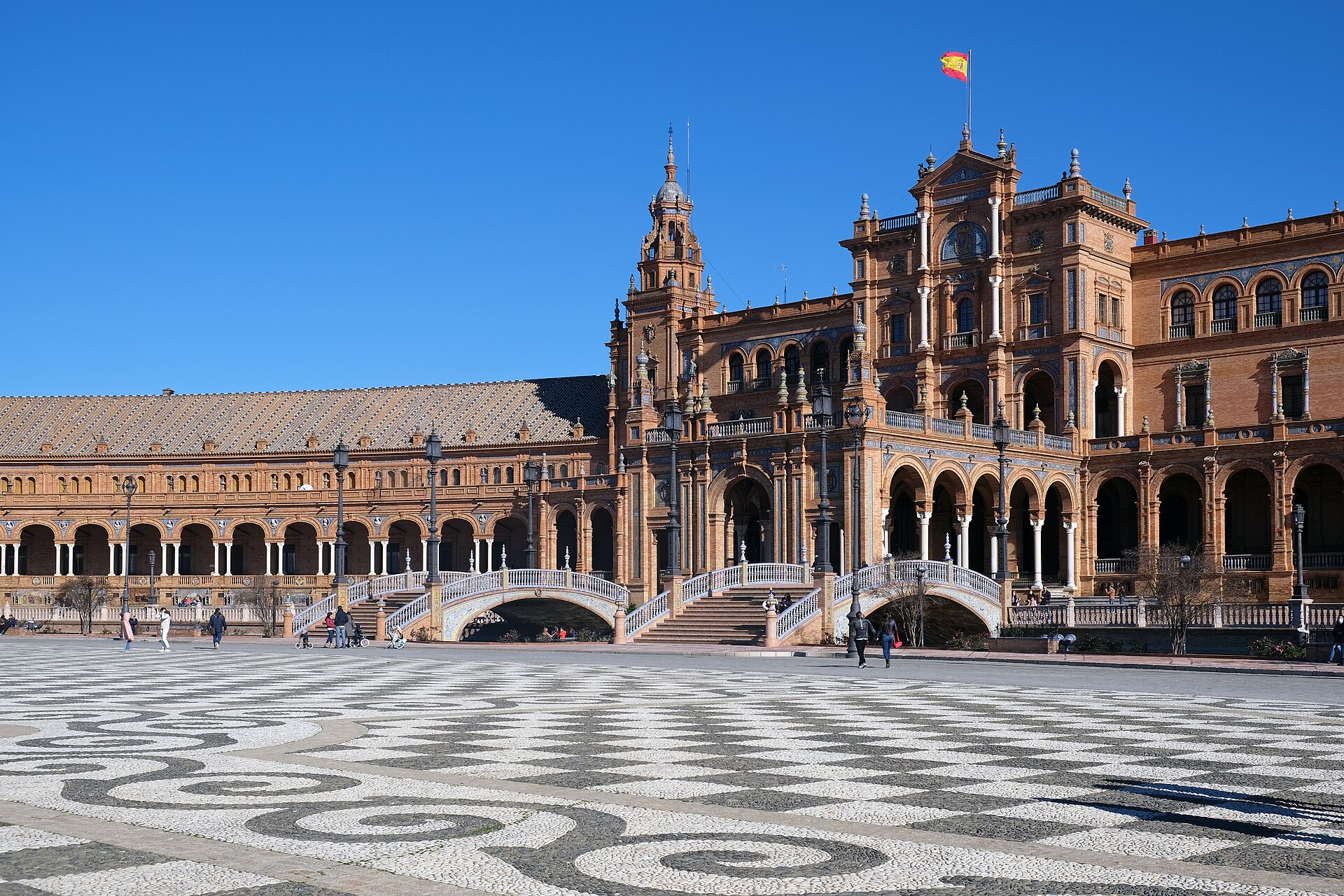 La place d'Espagne à Séville, en Andalousie