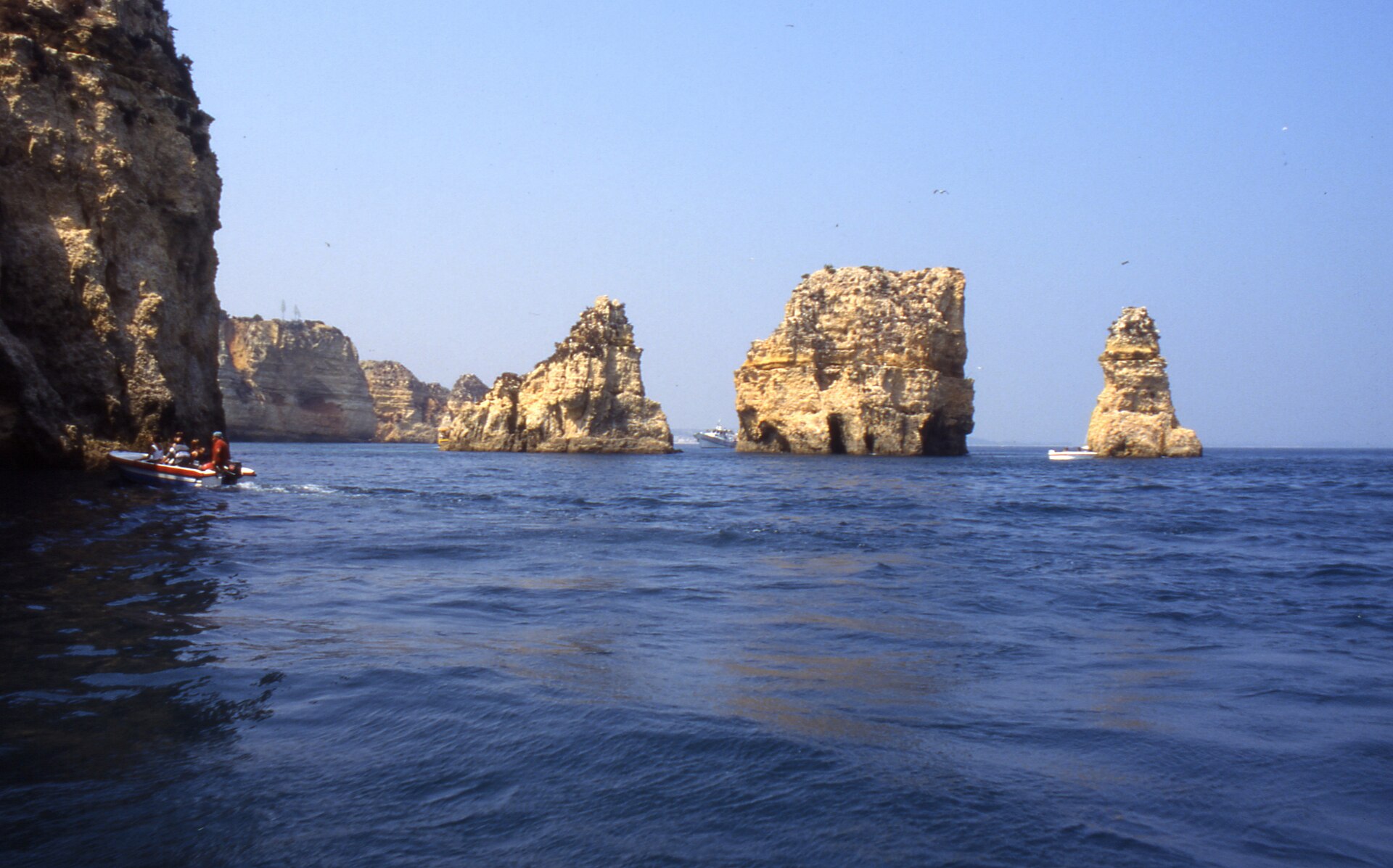 Les falaises de la Ponta da Piedade, en Algarve